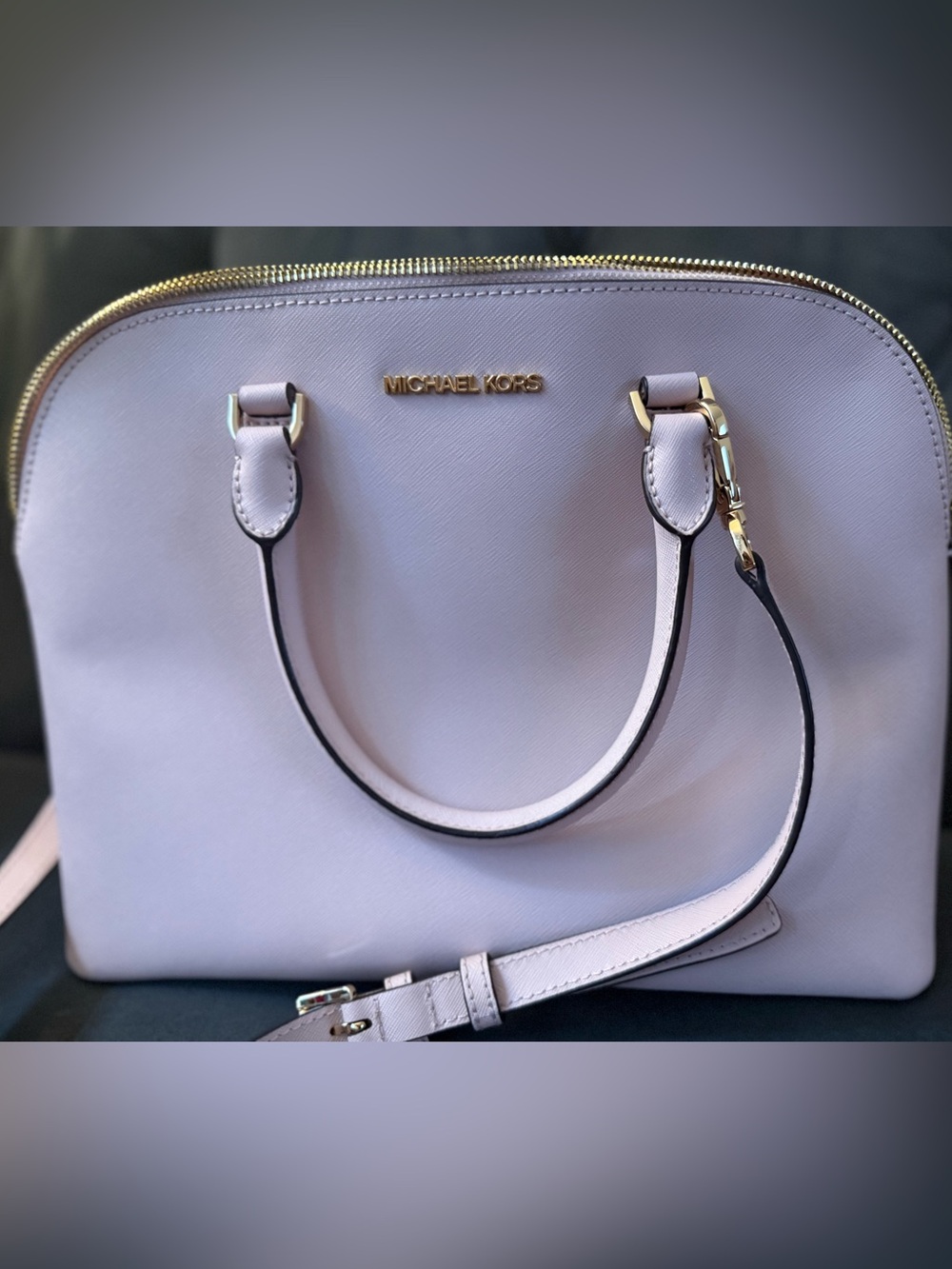 Michael Kors Lavender Dome Satchel